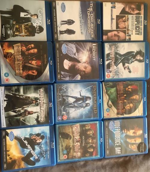 BLU RAY DVDS
