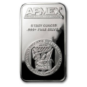 5oz Silver Bar (APMEX)