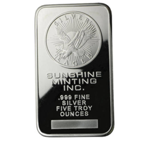 5oz Silver Bar (Sunshine Minting)