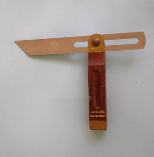 Rabone Chesterman Mahogany Bevel with steel blade in good used condition ,Postage R50 .