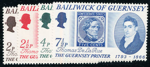 Guernsey - 1971 - D.L.R. Commemoration - set of 4 u.m. SG 59-62 .