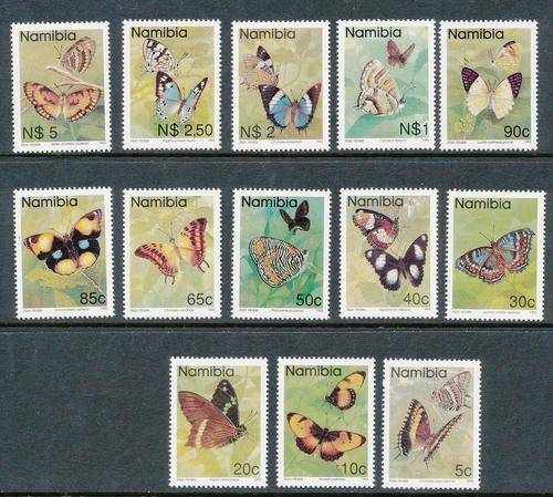 Namibia - 1993 - 2nd Defins - set of 13 mint unhinged (SACC 86-98).