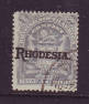 Rhodesia - 1909 - Ovptd Rhodesia - 2s 6d bluish-grey fine used.