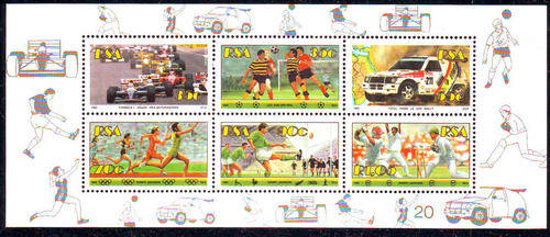 South Africa - 1992 - Sport - m/sheet mint unhinged.