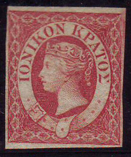 Ionian Islands - 1859 - (2d) carmine unused no gum.
