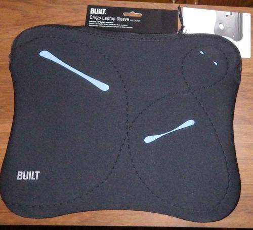 Black Cargo Laptop Sleeve 13"-15" by Built