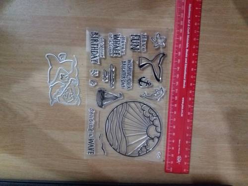 Layered clear stamps Tulips plus extras