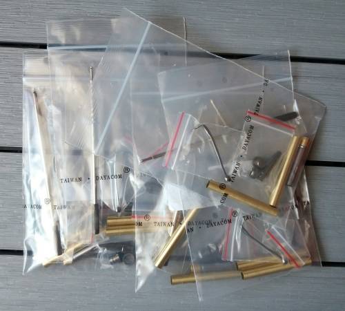 5x Gun Metal Dayacom Slimline Pen Sets