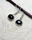 Black Onyx 925 Sterling Silver Earrings