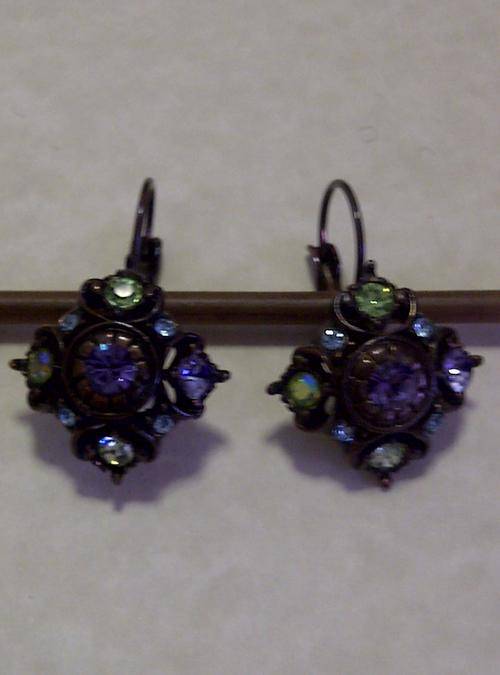 Bronze Multistone Earrings