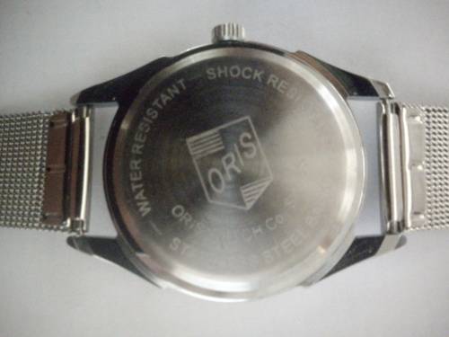 Oris Beautiful Orange faced  Watch 17 Jewels wind up