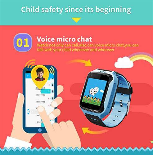 Q528-KIDS-GPS-TRACKING WATCH-BLUE