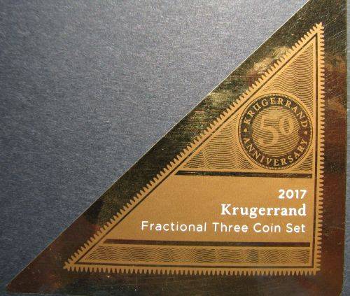 Krugerrand 2017 Fractional - 3 set Gold Proof coins -Very unique.
