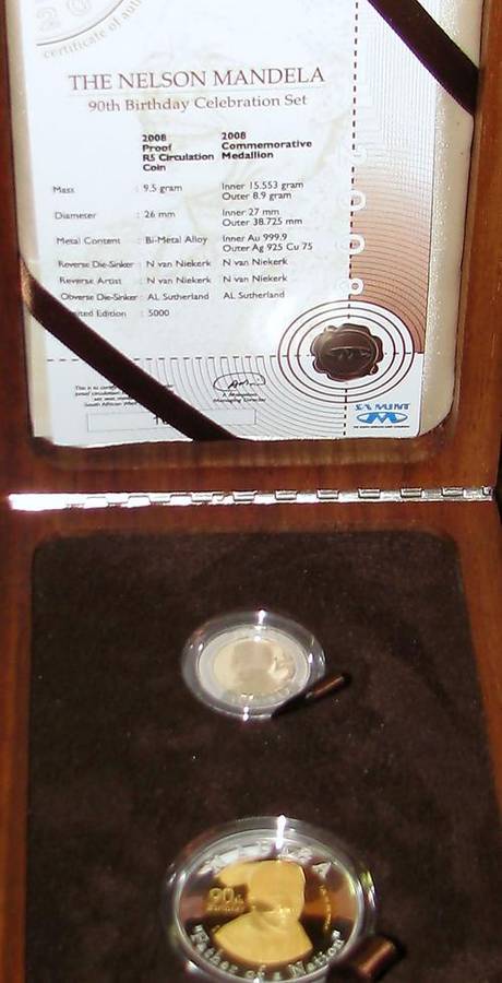 Nelson Mandela 90th Birthday Celebration Set