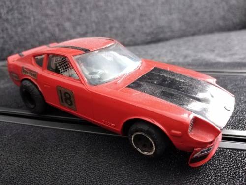 Datsun 240 z Scalextric slot car Vintage