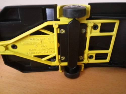 MATCHBOX K102 DODGE TEAM PORSCHE RALLY SUPPORT VAN & TRAILER VINTAGE/ORIGINAL