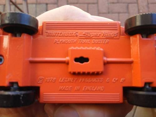 MATCHBOX SUPER KINGS 1978 PLYMOUTH TRAIL DUSTER LESNEY ENGLAND
