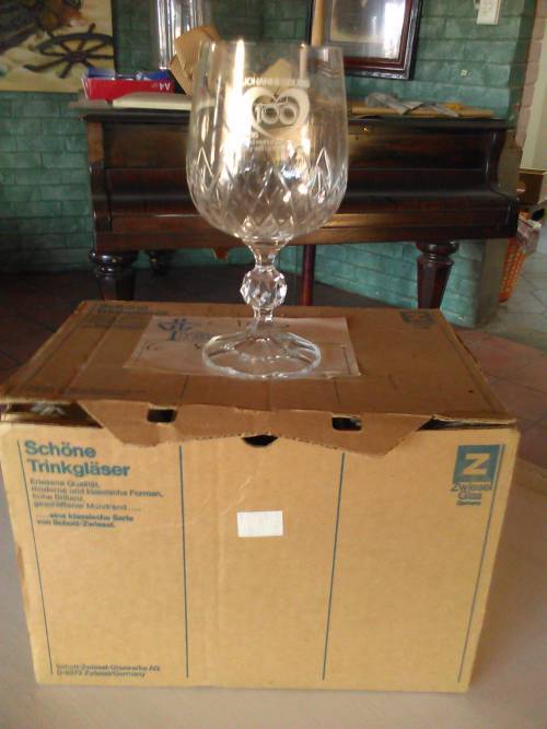 Rare Collectible Crystal Commemorative 1888-1988 Johannesburg glasses(2)