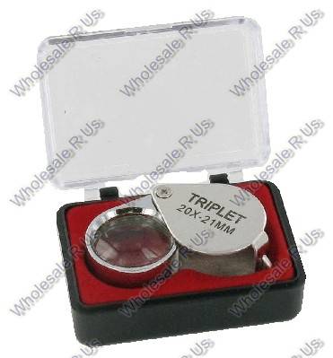 20 x 21mm Triplet Magnifying Jewelers Loupe