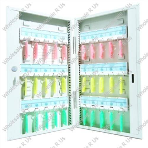 Key Safe Steel Lockable Key Cabinet Holds 30 Keys