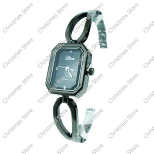 Ladies Bracelet Watch - Black Bracelet Black Face