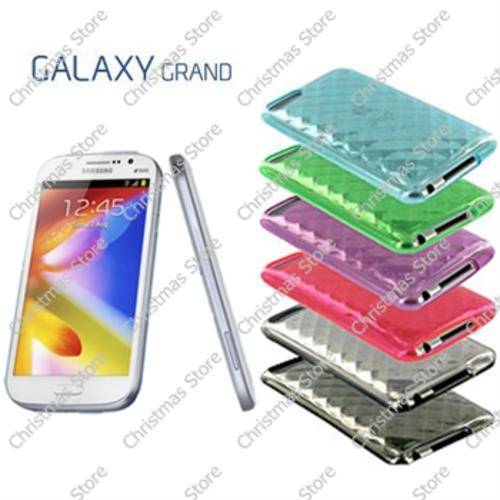Samsung Galaxy Grand i9080 / i9082 Diamond Design Protective Cover Transparent GreyBlack