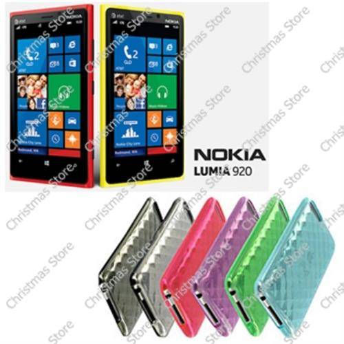 Nokia Lumia 920 Diamond Design Protective Cover Transparent GreyBlack