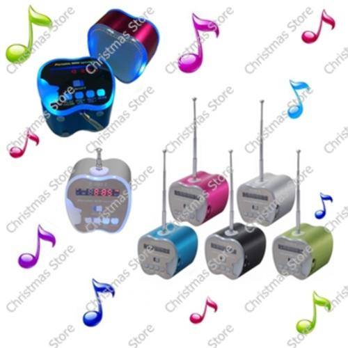 Mini Speaker Micro SD/TF USB FM Radio Sound Audio Amplifier MP3/4 Player Portable