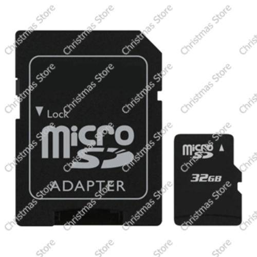Mini Micro SD Memory Card and Adapter 32GB