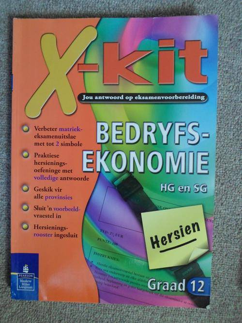 X-Kit Bedryfs-Ekonomie Study Guide (Afrikaans)