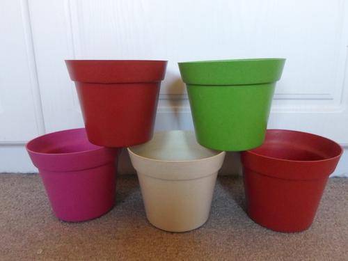 Set of 14 New Planter Covers - See description for sizes