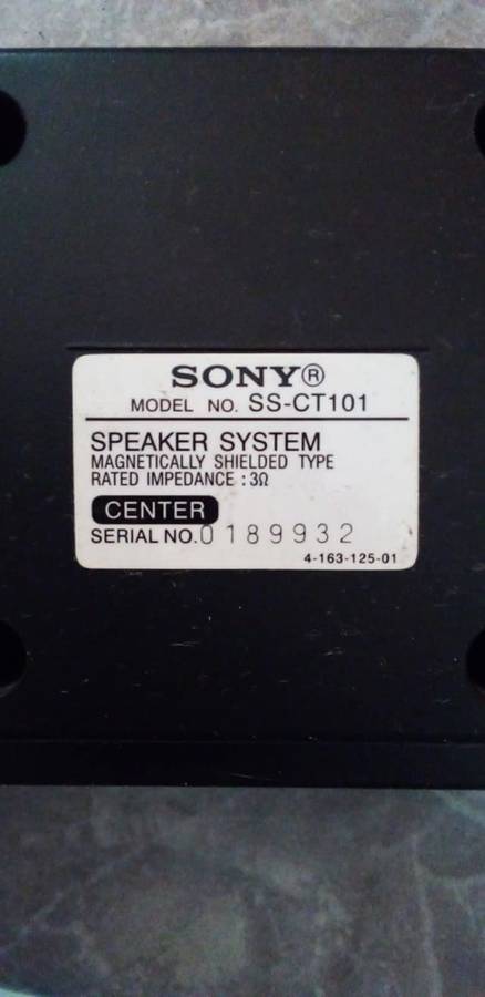 5 x Sony Speakers  and Sub-Woofer