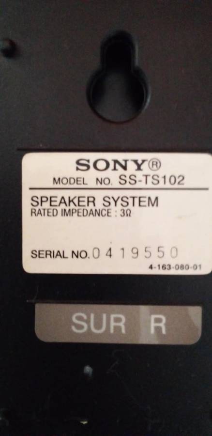 5 x Sony Speakers  and Sub-Woofer