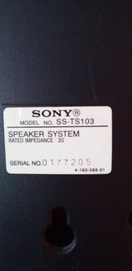 5 x Sony Speakers  and Sub-Woofer