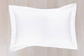 Oxford Satin Stitch 200 Thread Count 100% Pure Cotton Pillow Cases - White