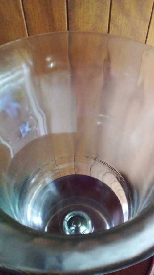 3.6kg. Mint New Art De Sol Recycled Glass Huge Vase  32cm x 22cm