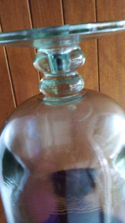 3.6kg. Mint New Art De Sol Recycled Glass Huge Vase  32cm x 22cm