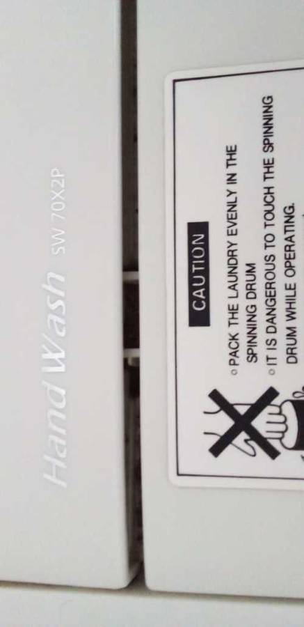 SAMSUNG SW70X2P Top Loader 5kg Washing Machine. (READ DESCRIPTION)