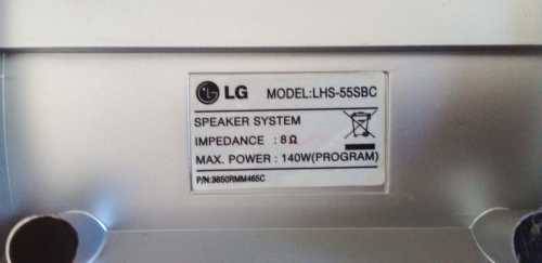 Set of 6 LG LH Speakers (READ DESCRIPTION)