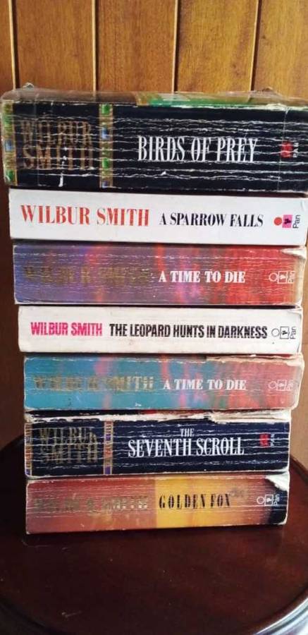 Collection of 7 Wilbur Smith Novels (READ DESCRIPTION)