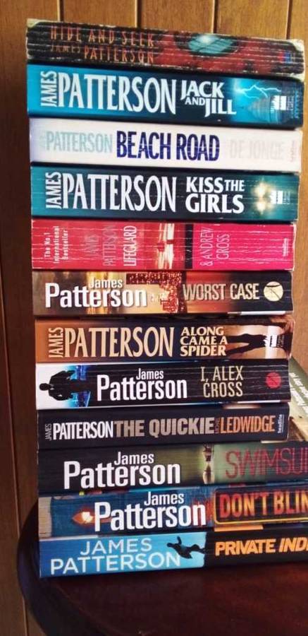 Collection of 12 James Patterson Novels (READ DESCRIPTION)
