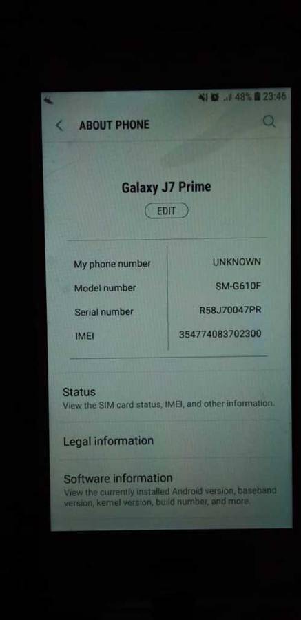 Samsung Galaxy J7 Prime Phone with New Screen (READ DESCRIPTION)
