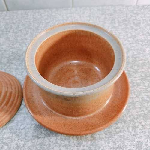 Pottery Gravy Pot with Lid