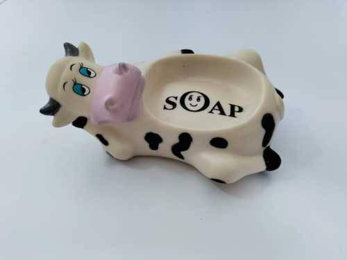 Cow Soap Dish Holder