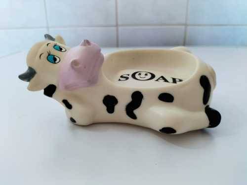 Cow Soap Dish Holder