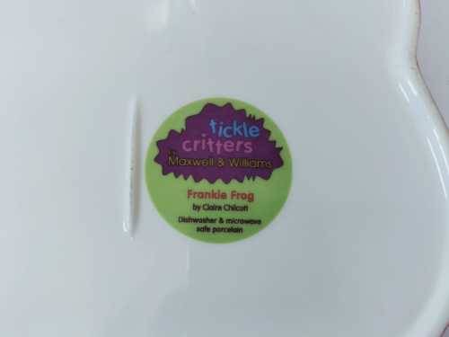 Maxwell Williams Frankie Frog Porcelain Children`s Dinner Plate