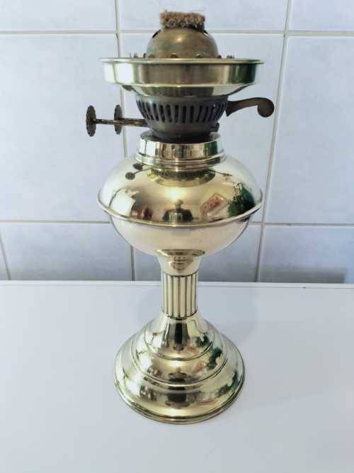 Absolutely Magnificent Double Wick Vintage Copper/Brass Oil Lamp