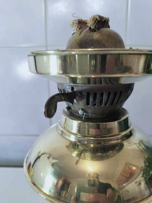 Absolutely Magnificent Double Wick Vintage Copper/Brass Oil Lamp