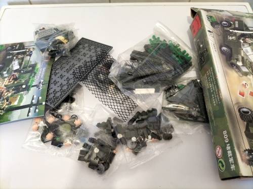 Lego Style Combat Zones Military Play Building Blocks 285 Pcs