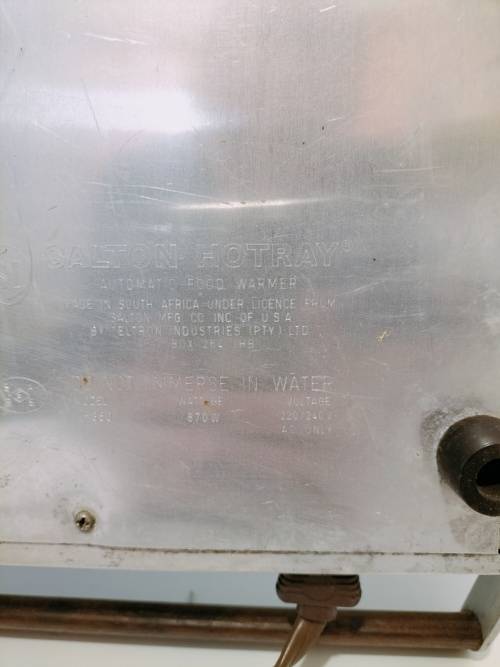 Working Salton Hot Tray (READ DESCRIPTION)